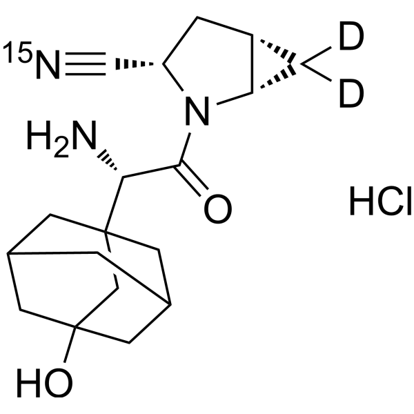rel-Saxagliptin-15N,d2 hydrochloride 1309934-06-2
